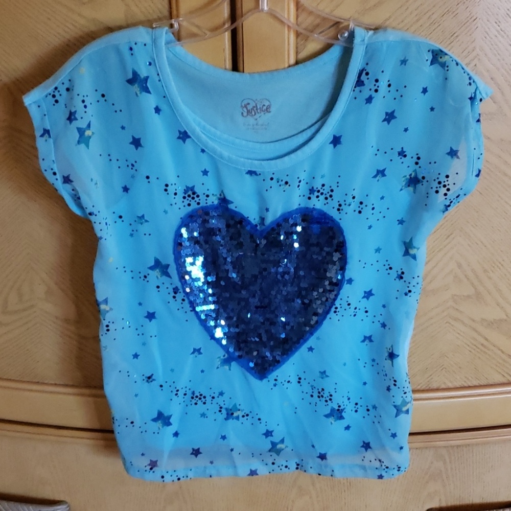 Justice short sleeve top